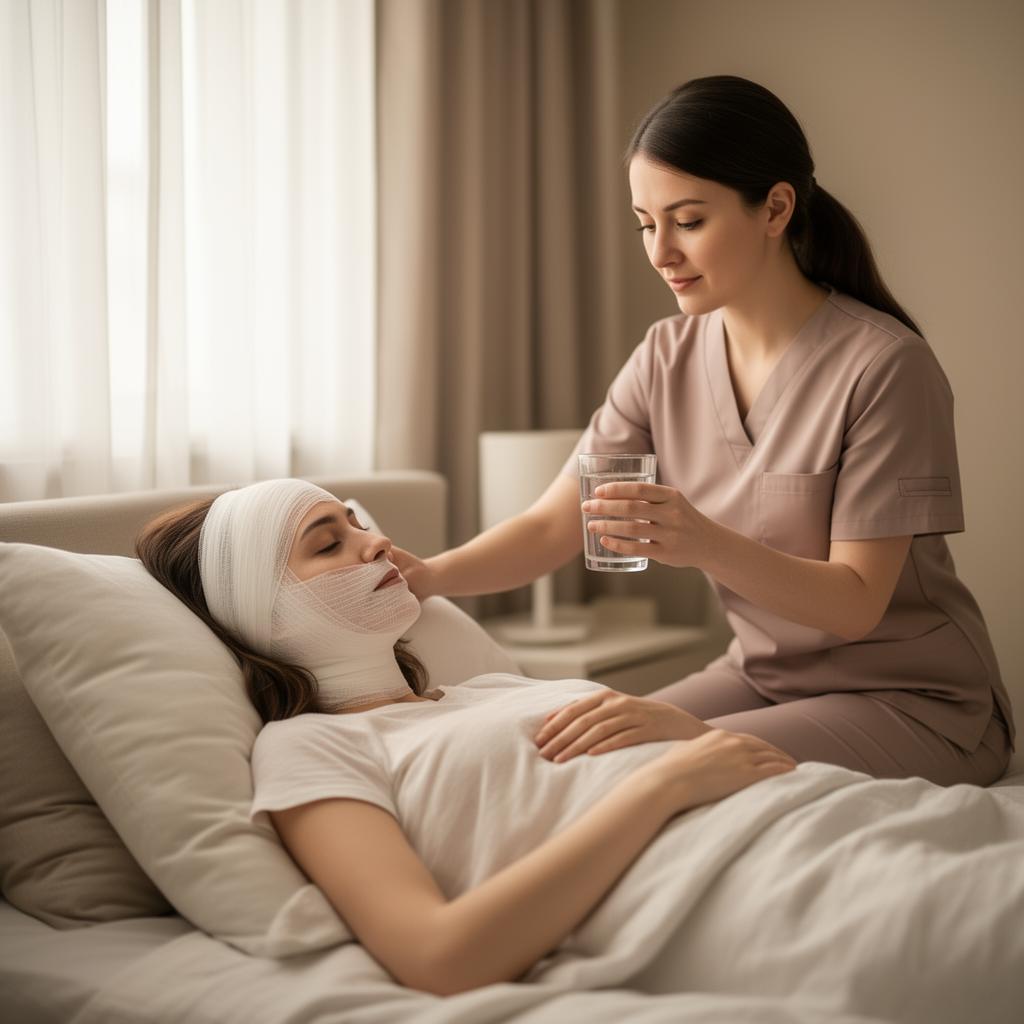 Cosmetic surgery recovery care